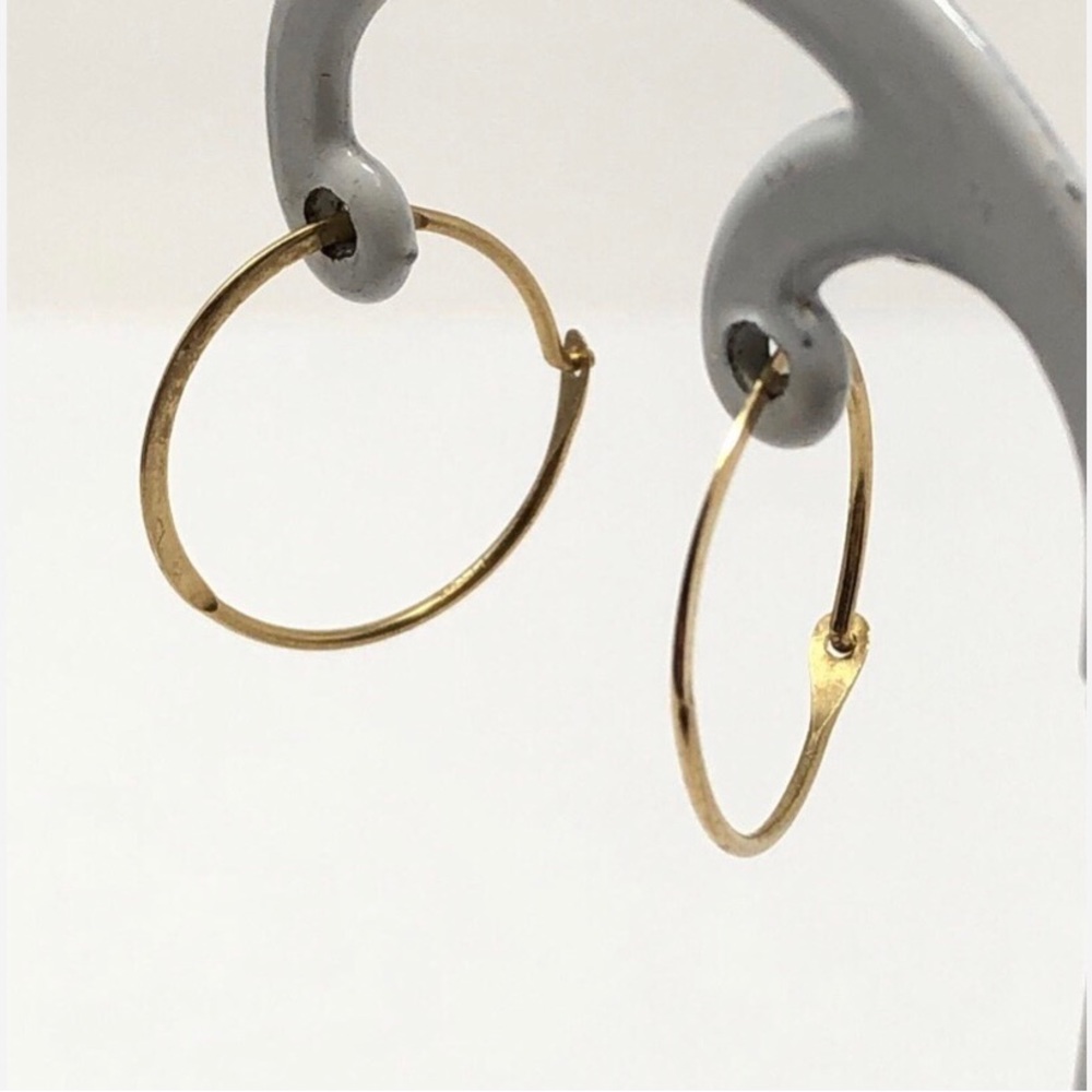 14k Gold Hoop Earrings